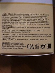 CND SOLAR OIL Nail Cuticle Conditioner 2.3 oz & #176 indigo frock polish bundle