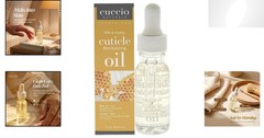 Cuccio Naturally Hydrating Nail Oil – Paraben & Cruelty-Free Formula, 0.5 Oz