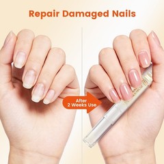 Honey Nail Oil Treatment for Growth and 0.1 Fl Oz (Pack of 1), Orange
