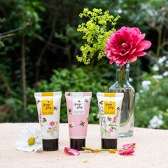 3 x Heathcote & Ivory Busy Bees Hand Cream Trio Gift Vegan Manuka Leaf Extract