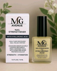 Nail Hardener with Hyaluronic Acid Keratin & Calcium Formula, Endurecedor De Uña