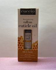 Cuccio Naturale Roll-On Cuticle Oil – Honey & Milk Scent, 10mL Travel NIB