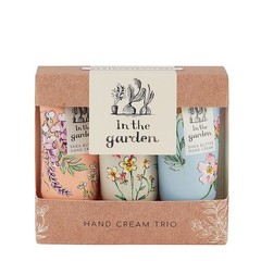 3 x Heathcote & Ivory In The Garden Hand Cream Christmas Gift Vegan travel size