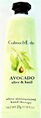 Crabtree & Evelyn AVOCADO Ultra-Moisturising Hand Therapy .9 oz/25 g, NEW x 3