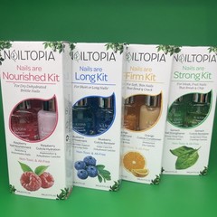Nailtopia Nail Treatment Kit Non-Toxic & All-Free Lot Of 4 NIB – 100% Vegan
