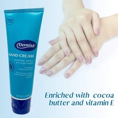 Dermisa Hand Cream with Cocoa Butter, Vitamin E and 3 Ounce (Pack of 2)
