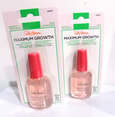 LOT OF 2~Sally Hansen Maximum Growth Treatment for Nails – (0.45oz each)