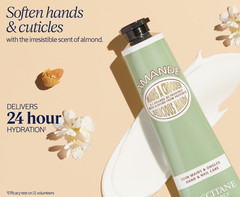 L’OCCITANE Almond Delicious Hand & Nail Care Cream Lotion, 2.6 oz. (NEW)
