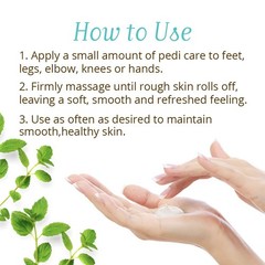 Gena Pedi Care Lotion with peppermint oil 8.5 Fl Oz (Pack of 1), White