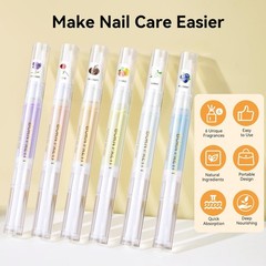 Born Pretty 6Pcs Nail 0.07 Fl Oz (Pack of 6), Cuticle Oil Pen