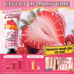 Set Of 5 Fruit Scented Non-greasy Hand Lotion Improve Dry Rough Skin Refreshing