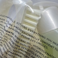 Avon Nail Experts Soothing Nail Cuticle Soak Rescue Kit Bowl Brush DISCONTINUED