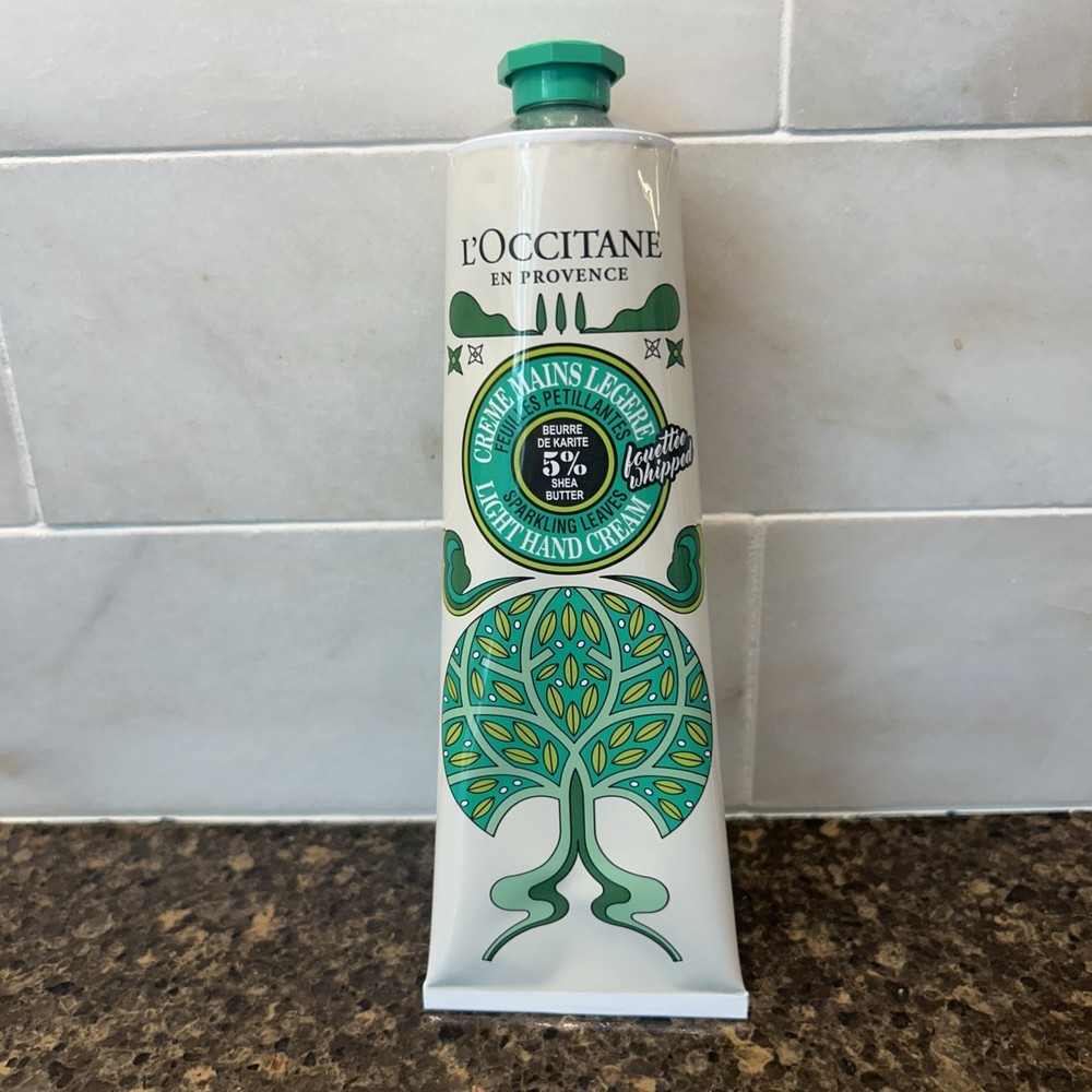 L’Occitane Limited Edition 5% Shea Butter Sparkling Leaves Hand Cream 150ML NIB