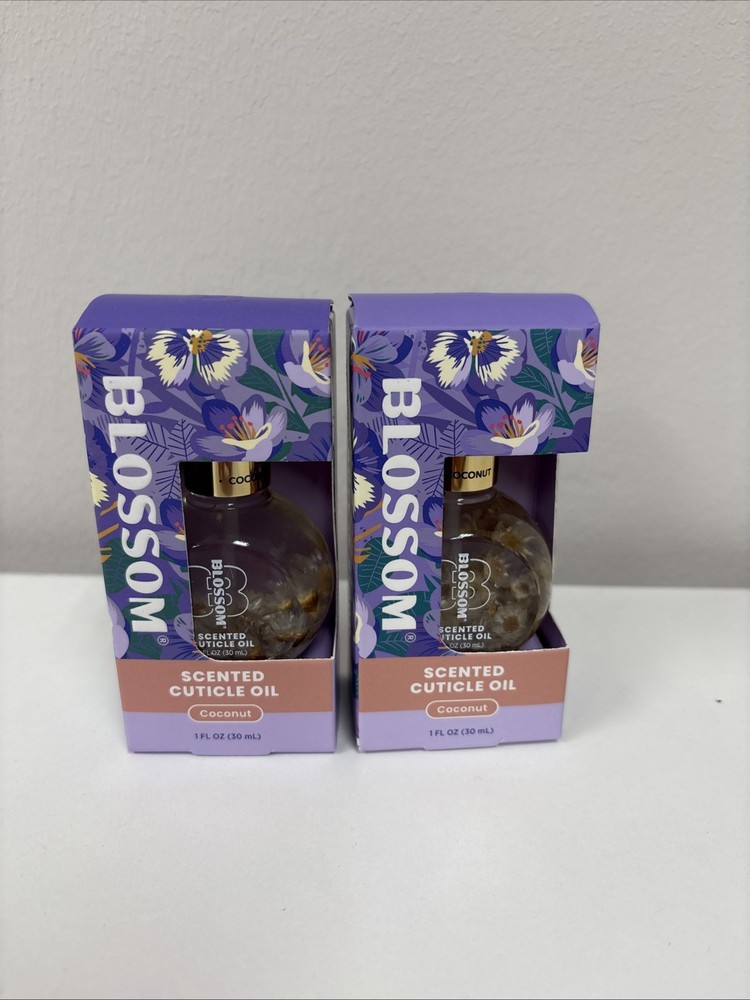 Blossom Scented Cuticle Oil Coconut – 1fl Oz – Lot Of 2 B7-25