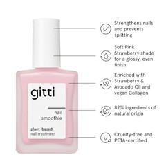 Plant-Based Nail Treatment & Color Polish – Non-Toxic – 82% Nail Smoothie