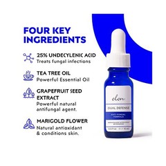 Elon Dual Defense Anti-Fungal Formula | 25% Undecylenic Acid | Treat & Elimin…