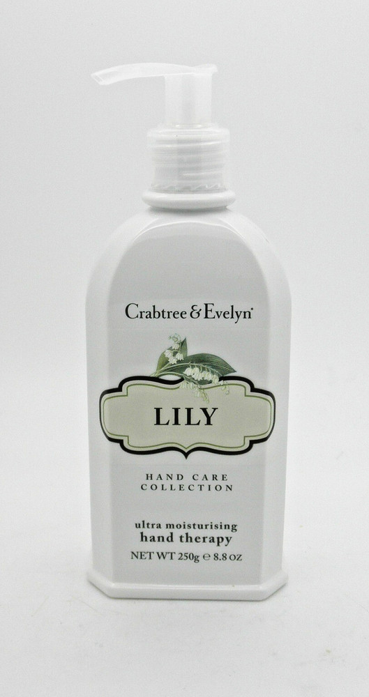Crabtree & Evelyn LILY Ultra Moisturising Hand Therapy w Pump 8.8 oz Original
