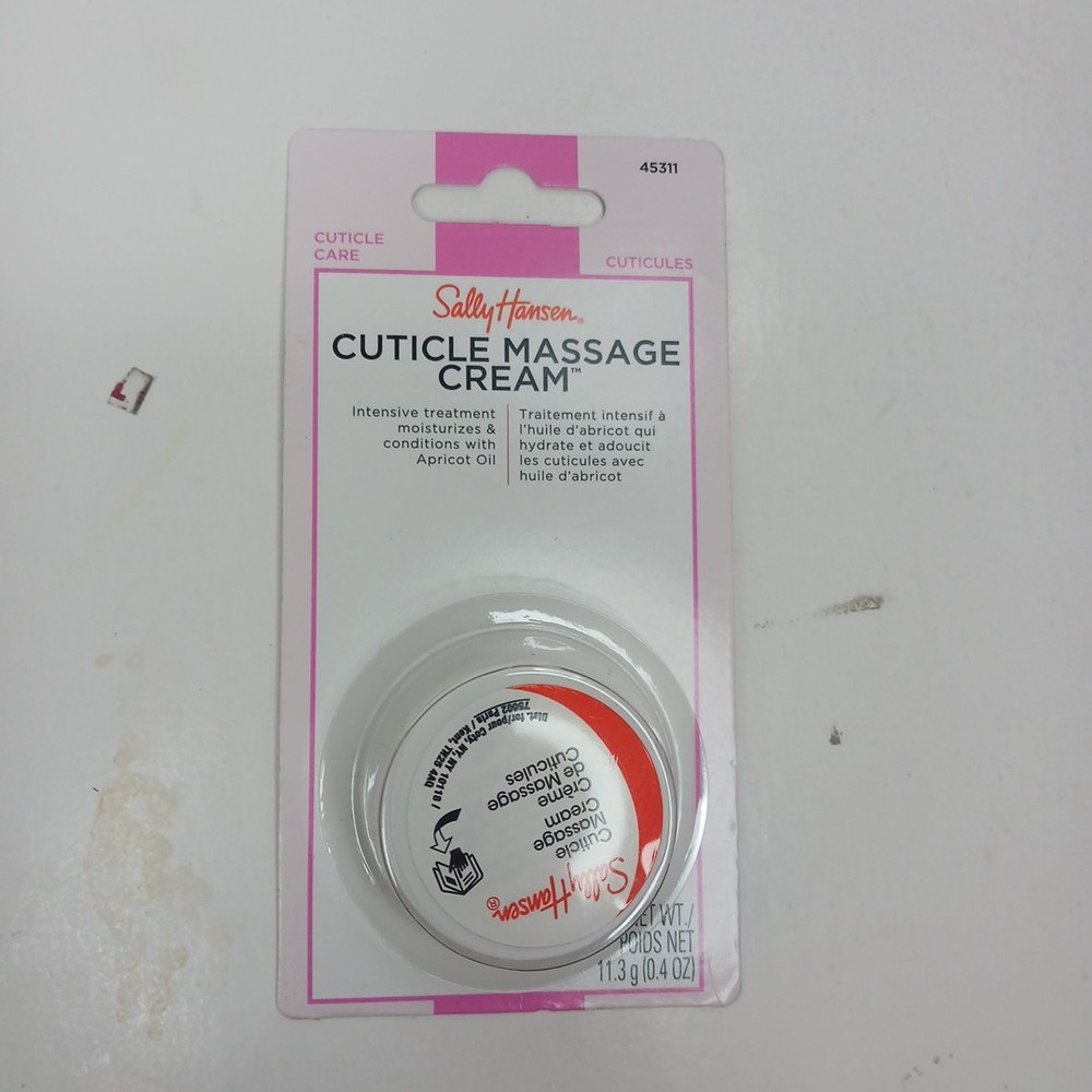 Sally Hansen Cuticle Massage Cream with Apricot Oil 0.4 oz
