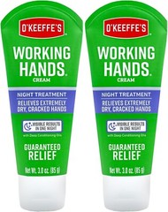 O Keeffe’s Working Hands Night Treatment Cream – 2-Pack for Deep Hydration