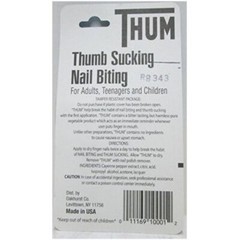 Thum Thumb Sucking Nail Biting Bad Habit Deterrent Fast Relief Liquid 0.20oz