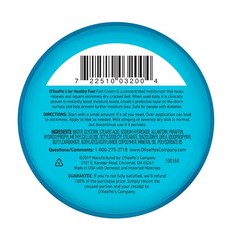 O’Keeffe’s for Healthy Feet Foot Cream; 3.2 Ounce (Pack of 4), White