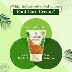 Moha Foot Cream – 100 Ml & Nail Cream – 100 Ml Combo with Papaya, Aloe Vera