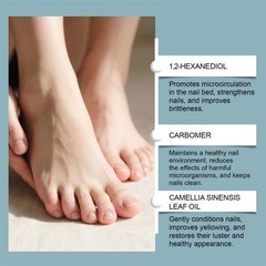 3Days Fast Acting Nail Treatment 2Pcs Nutritious Oil Fix Dry Brittle Weak Nails