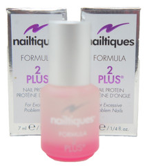 Nailtiques Formula 2 Plus Nail Protein Treatment Weak Thin Nails 0.25oz 2PK