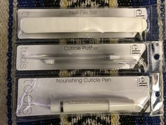 ELF Cosmetics STOCKING STUFFER * VEGAN & CRUELTY FREE 3pc Nail Cuticle Care Set