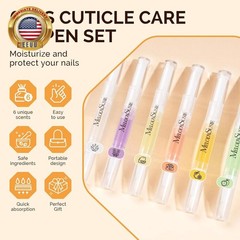 6pcs Cuticle Oil Pen Set,nail Moisturizing Cuticle Oil Enriched with Vitamin E,s