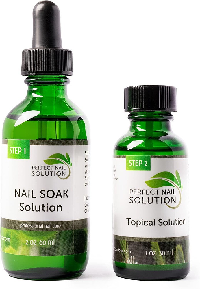 Natural Nail Fungus Solution For Toe & Fingers 2-Step Treatment Maximum Strength