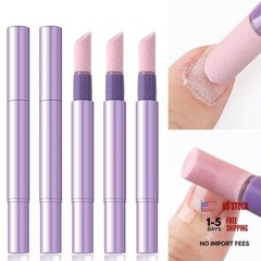 Cuticle Oil Pusher Pen Set – 2-in-1 Ceramic Cuticle Pushers with Oil for 5PCS