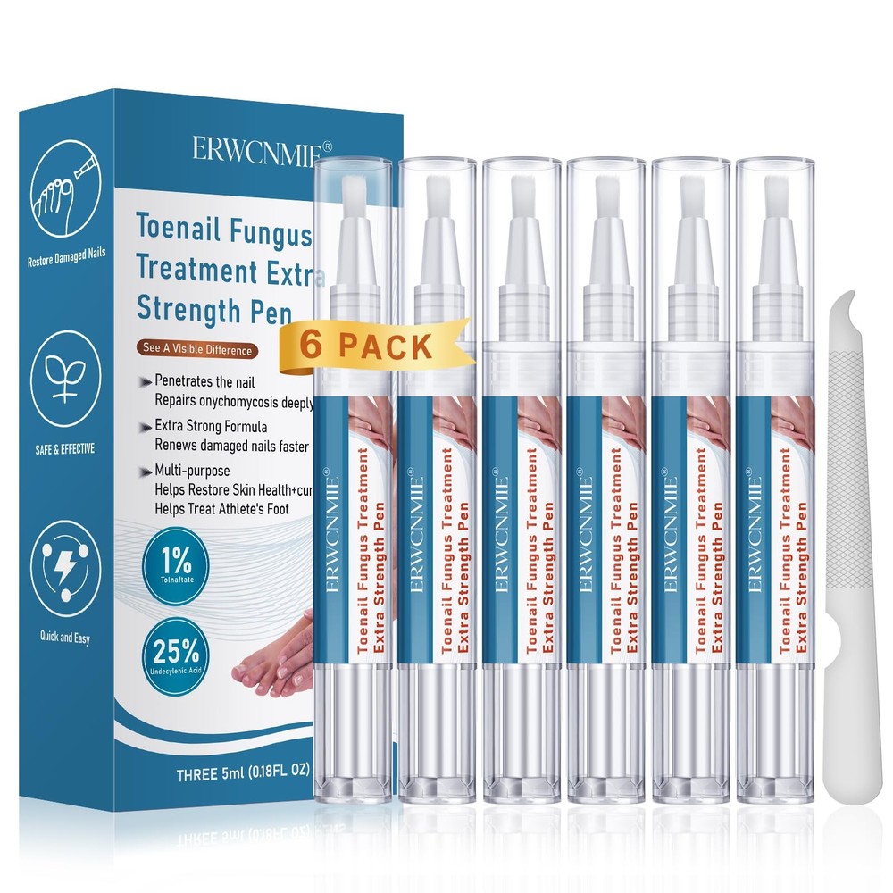Toenail Fungus Treatment Extra Strength, Fungi 0.03 Fl Oz (Pack of 6), 6pcs