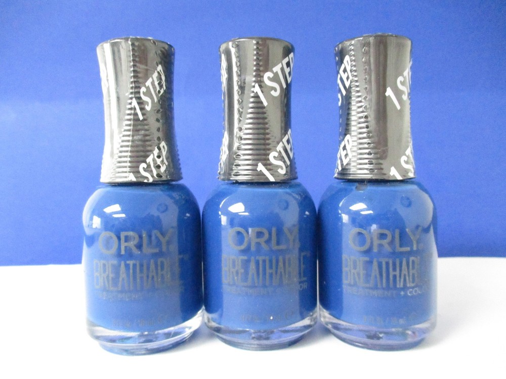 (3) ORLY Breathable Nail Polish + Treatment 0.6 oz GOOD KARMA