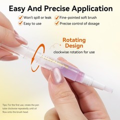 Born Pretty 6Pcs Nail 0.07 Fl Oz (Pack of 6), Cuticle Oil Pen