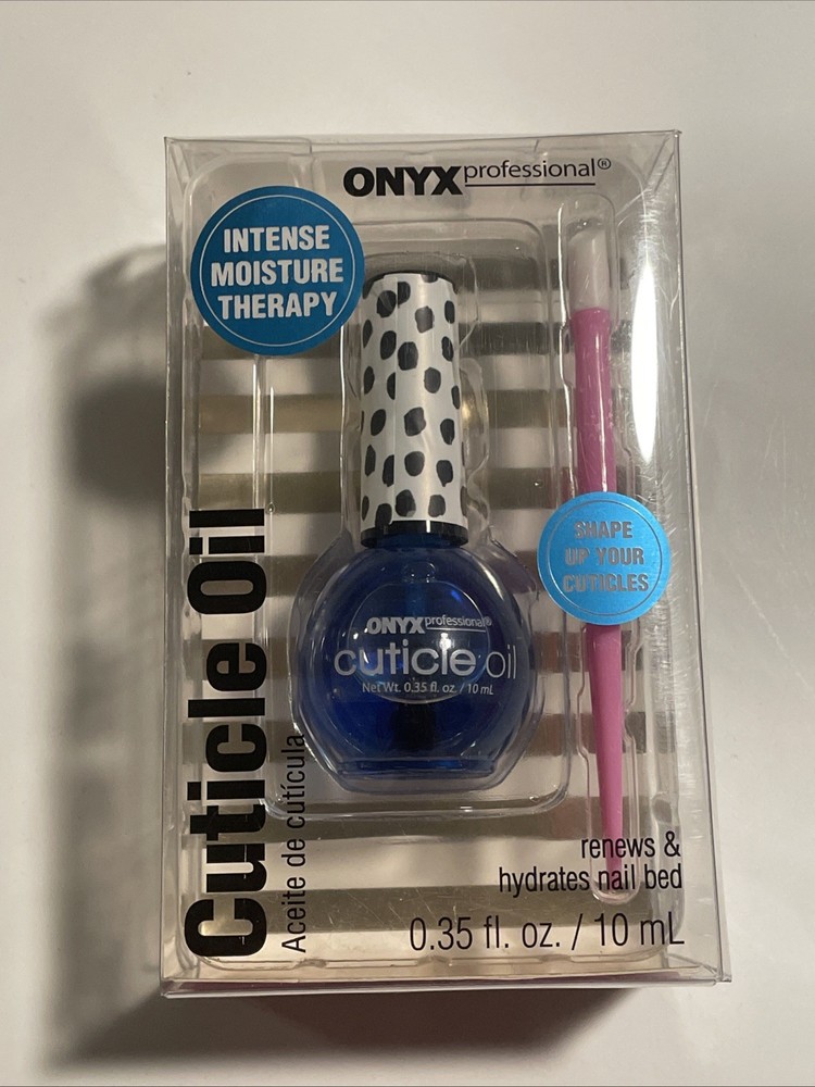 Onyx Professional Cuticle Oil With Cuticle Pusher 03129 0.35 Fl. Oz 10 Ml.
