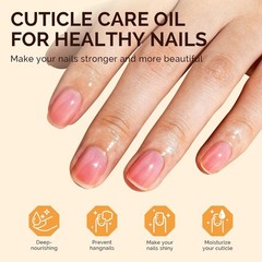 6Pcs Cuticle Oil Pen Set,Nail Moisturizing Cuticle Oil Enriched with Vitamin E,S