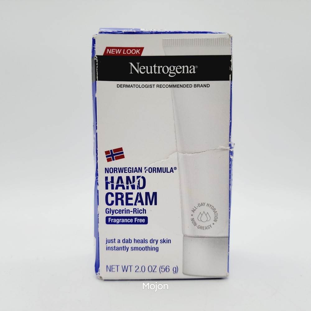 Neutrogena Norwegian Formula Dry Hand Cream – Fragrance Free – 2 Oz