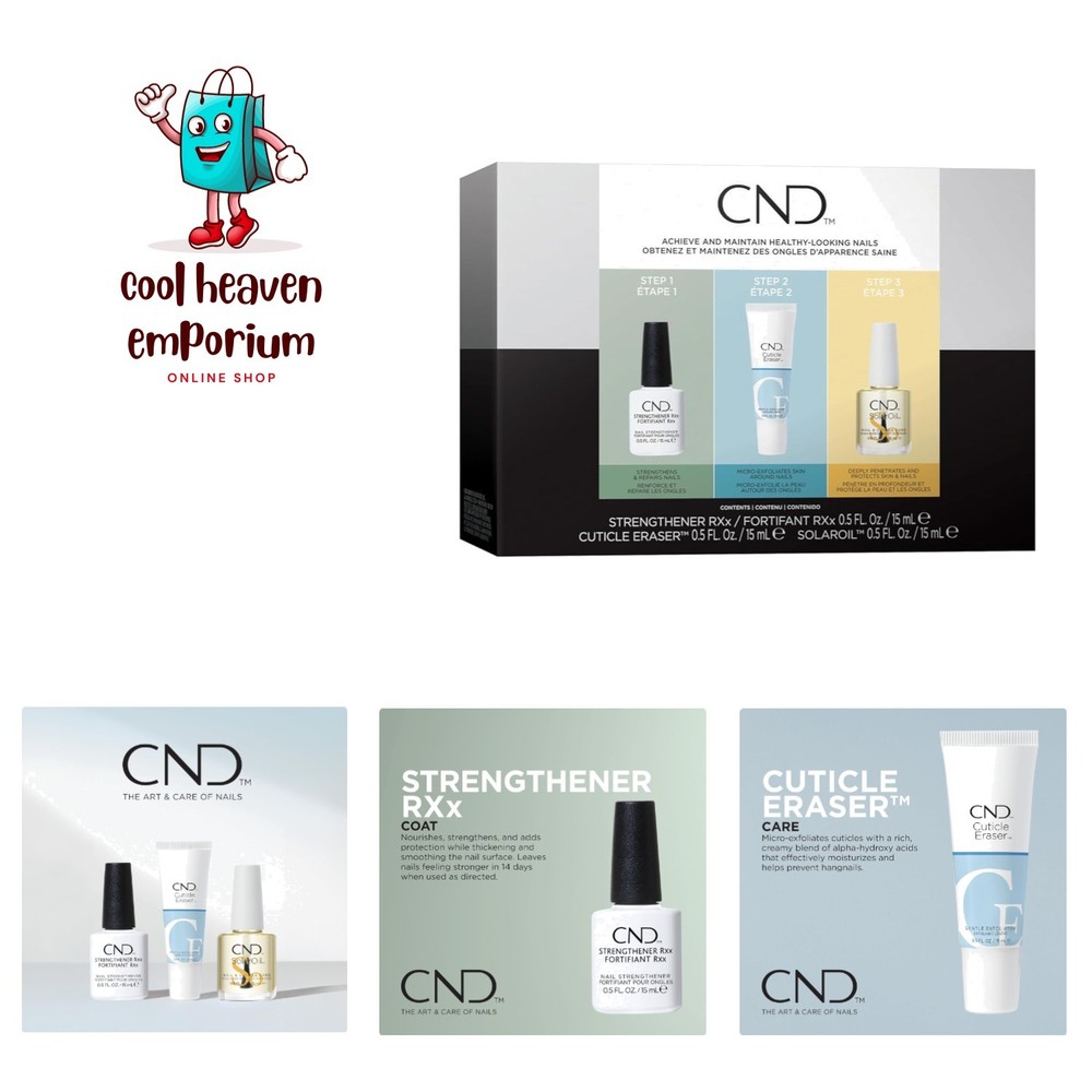 CARE.CONDITION.COAT KIT, Nail Strengthener, Cuticle Cream & Oil, Strengthener…