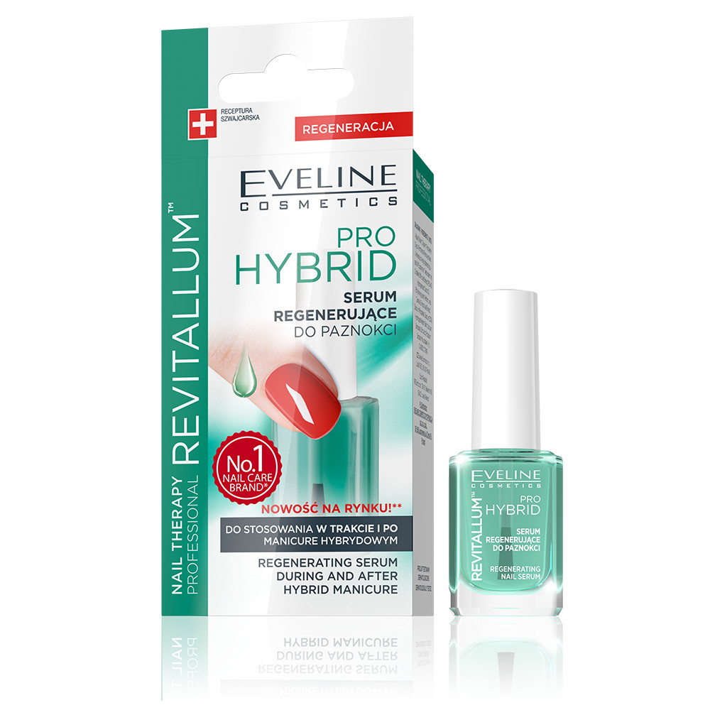 Eveline Pro Hybrid Regenerating Nail Serum Conditioner After Gel Manicure