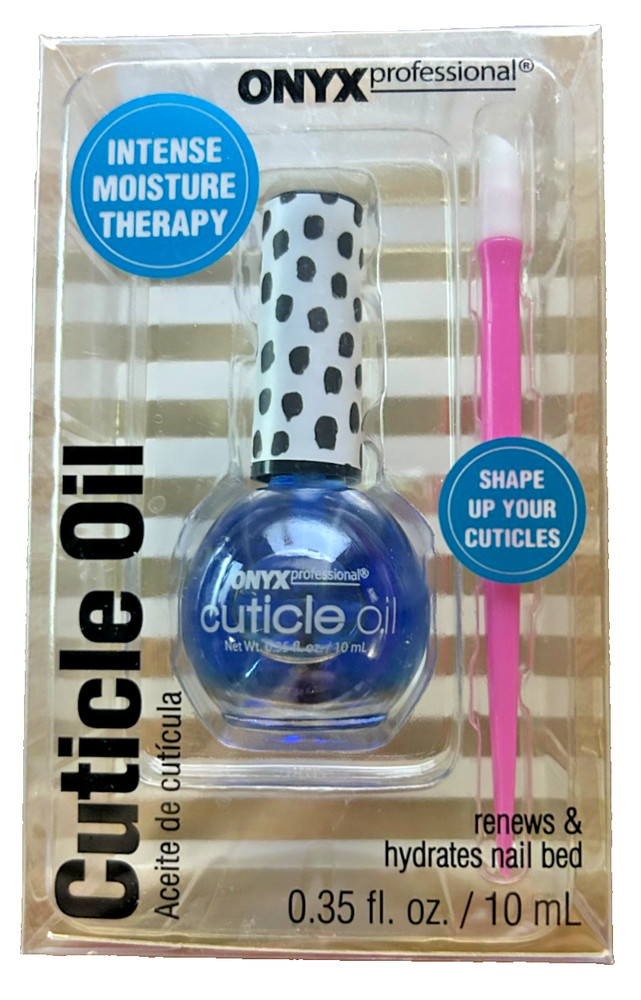 NEW ONYX Professional (0.35 Fl. Oz.) CUTICLE OIL Renews & Hydrates Nail Bed