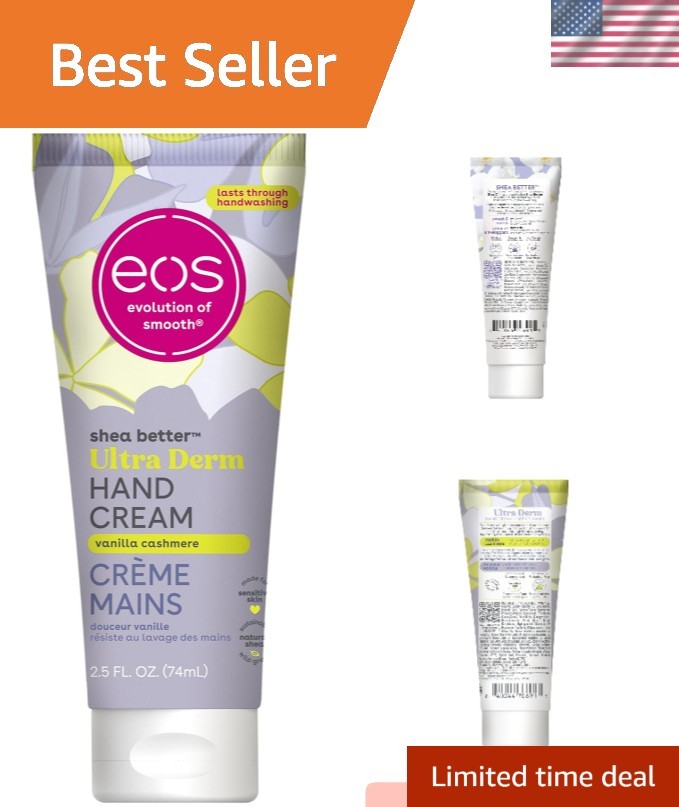 Shea Better Hand Cream – Vanilla Cashmere Hydration, 2.5 oz Luxury Moisturizer