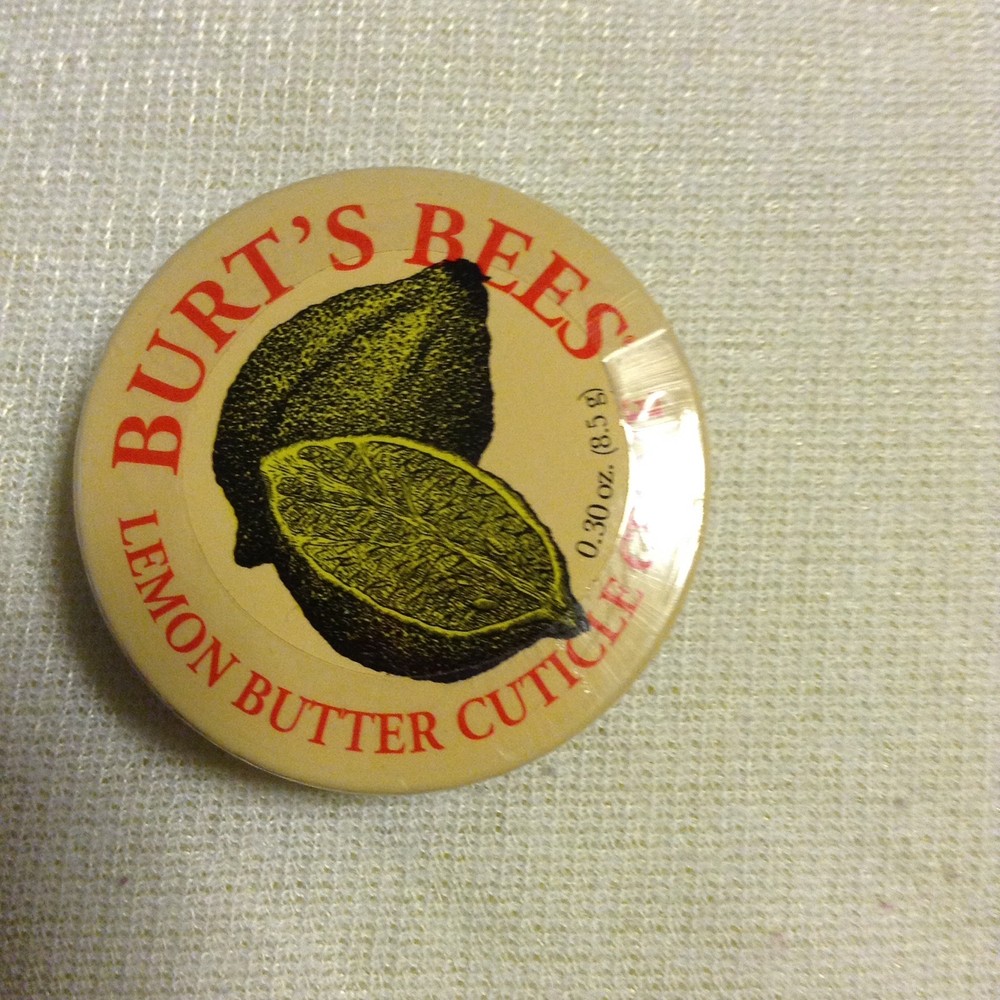 Burts Bees Lemon Butter Cuticle Cream .30 Oz NEW