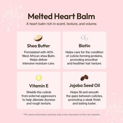 Vodana Butter Heart Balm On-The-Go Hair & Cuticle Balm with Vitamin E & Jojoba
