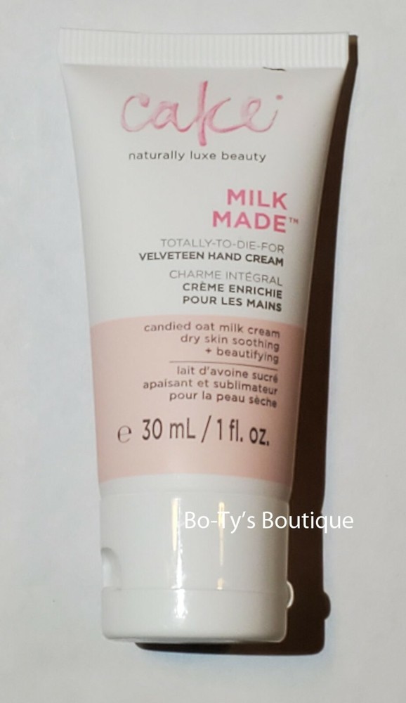 Cake Milk Made Velveteen Hand Cream *NEW* 1 oz AUTHENTIC w/ oat milk