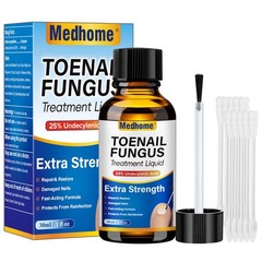 Medhome Toenail Fungus Treatment Extra Strength – 1 Fl Oz (Pack of 1), Brown