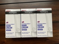 LOT of 3 Neutrogena Hand Cream Norwegian Formula Fragrance Free 2oz Each