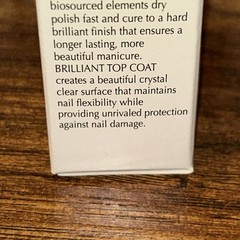 12x BioSource for Nails Natural Therapy Brilliant Top Coat 0.4 fl oz BULK LOT