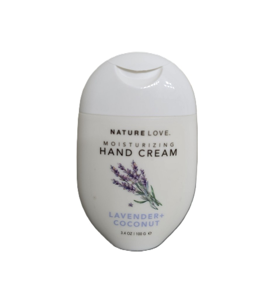 Nature Love Aromatherapy Hand Cream Lavender & Coconut Oil 3.4 oz