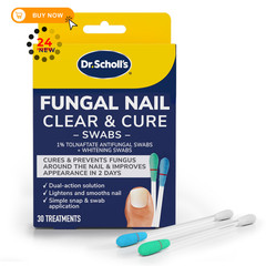 Dr. Scholl’s Fungal Nail Clear & Cure Swabs, 30 ct – 30 Count (Pack of 1)